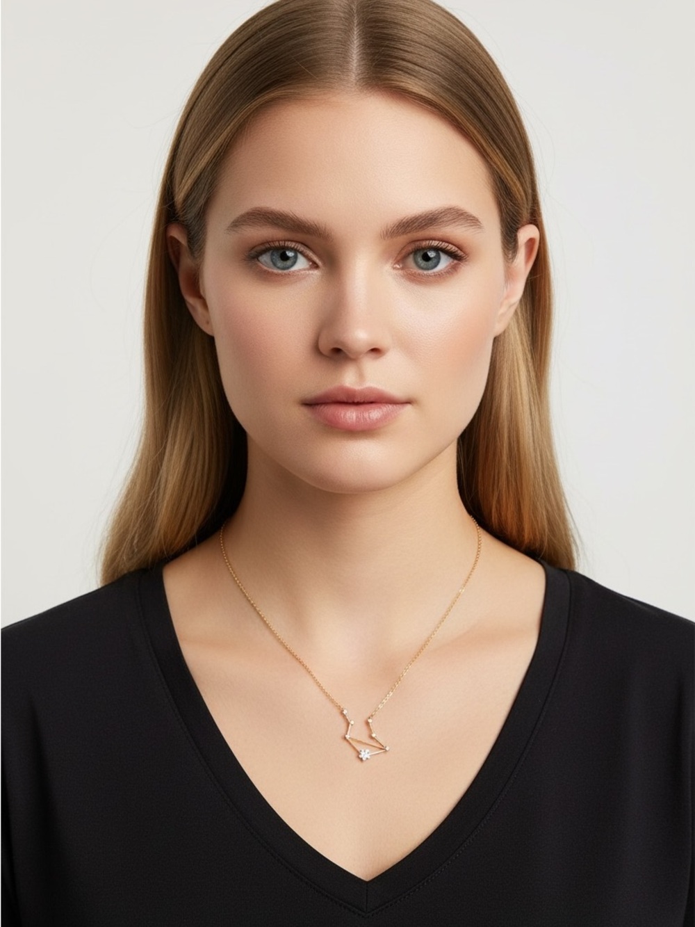 9/19 Gold Star Pendant Necklace - Elegant Women’s Jewelry